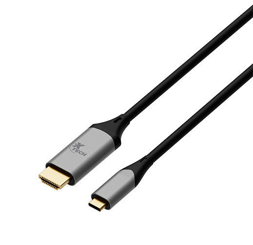 Xtech XTC-546 cable USB-C a HDMI negro 1.82 m