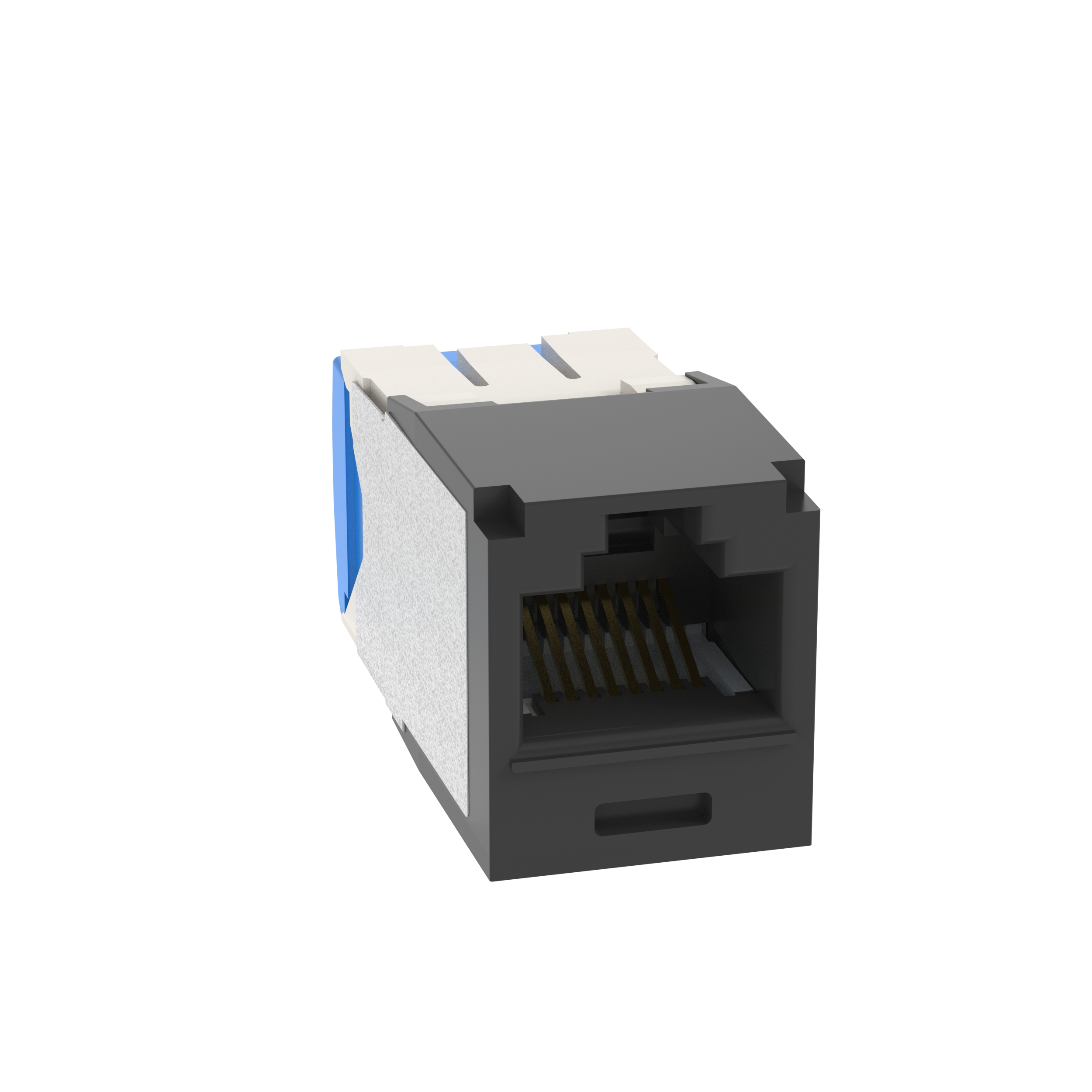 Panduit CJ6X88TGBL, módulo conector RJ45 hembra Cat6A UTP negro