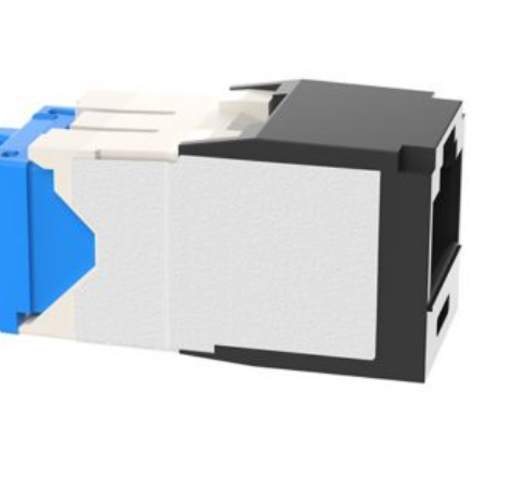 Detalle del conector Mini-Com TX6A Panduit CJ6X88TGBL