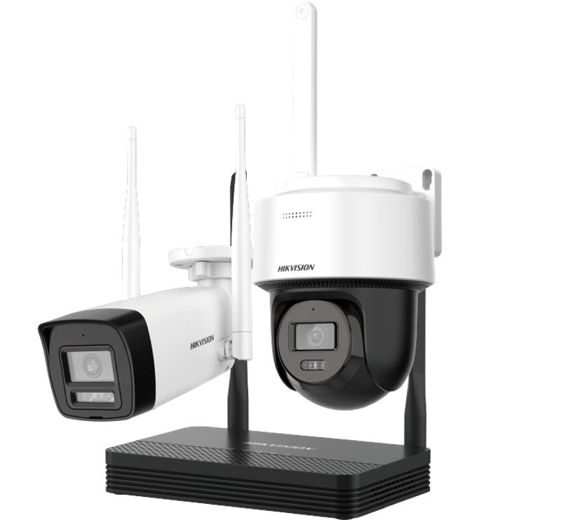 Hikvision NKS422W03H Kit WiFi NVS 2MP Bullet PT Dome Audio Bidireccional