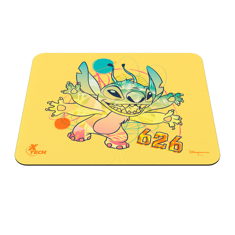 Xtech XTA-D100ST-YL, Mouse Pad Disney Stitch, Amarillo