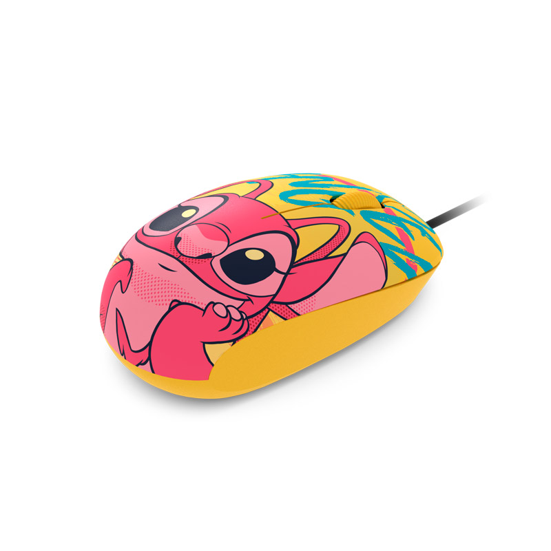 Xtech XTM-D406ST-YL mouse óptico alámbrico Stitch