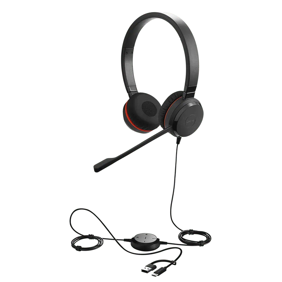 Jabra Evolve 30 II MS Stereo controlador en cable y conexión USB