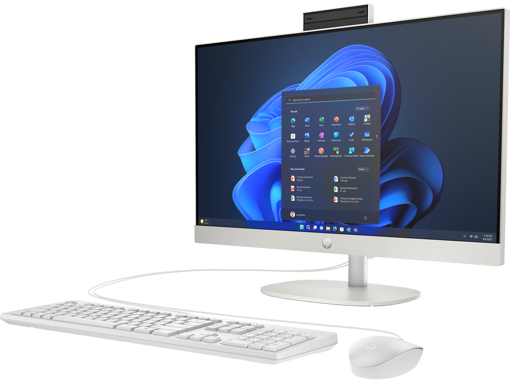 HP ProOne 240 G10 vista frontal