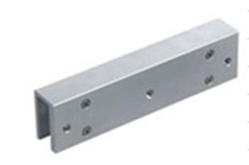 Hikvision DS-K4H258-U soporte U para cerradura magnética en puerta de vidrio sin marco
