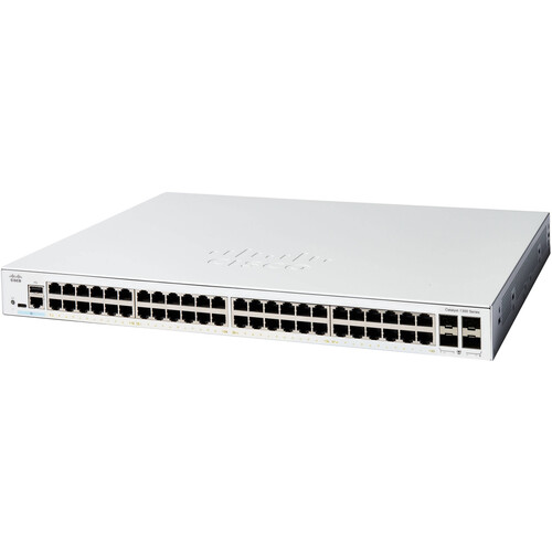 Cisco Catalyst C1300-48T-4G switch administrable L3 de 48 puertos Gigabit y 4 SFP