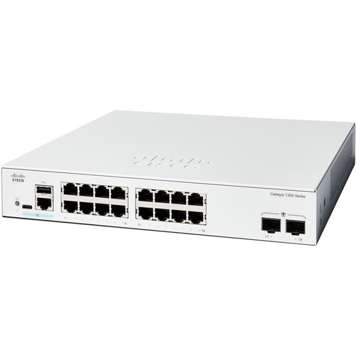 Cisco Catalyst C1300-16T-2G switch administrable L3 con 16 puertos Gigabit y 2 SFP