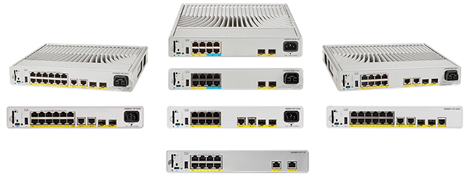 Familia Cisco Catalyst 9200CX switches compactos