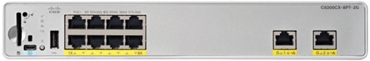 Cisco Catalyst C9200CX-8P-2X2G-A switch compacto PoE+