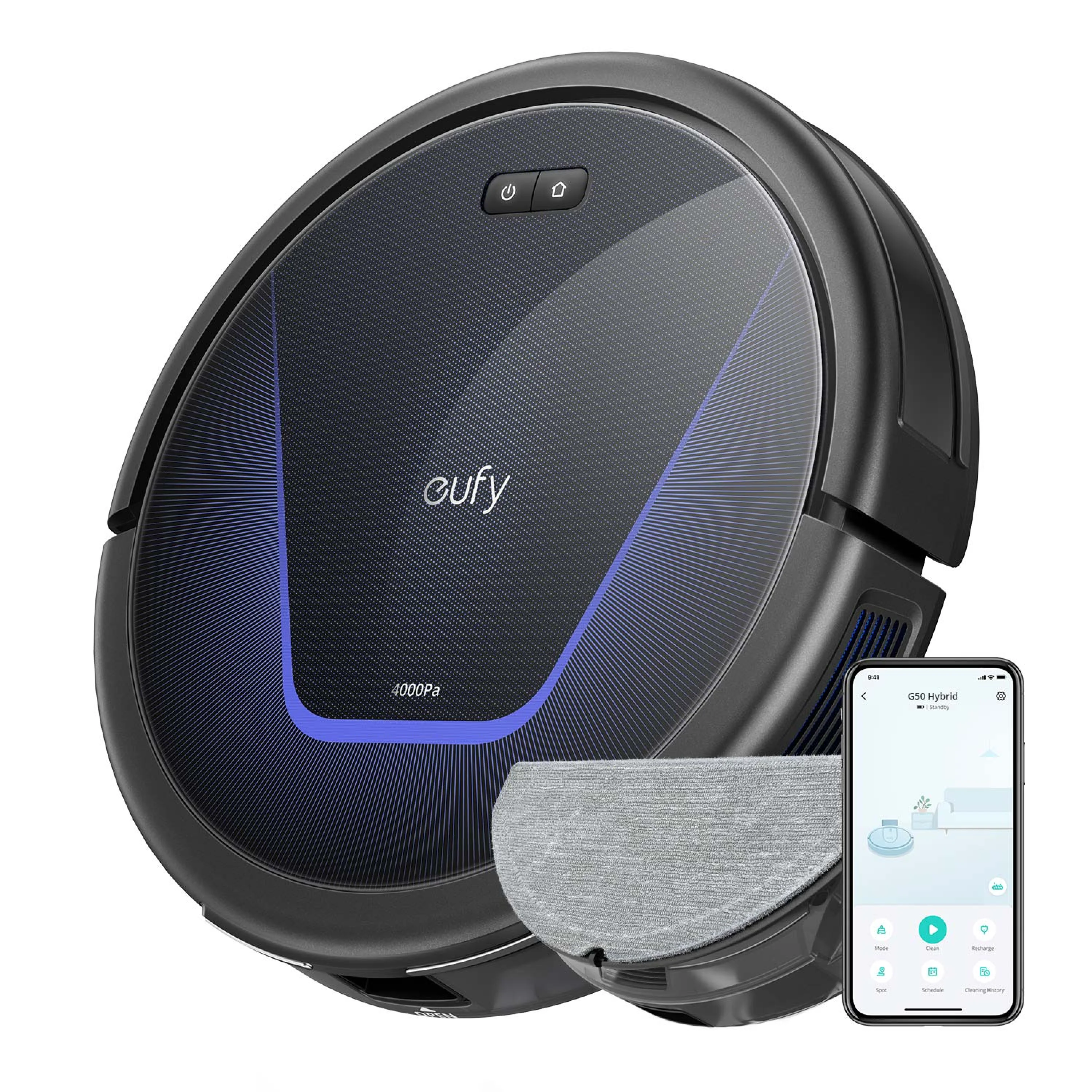Eufy RoboVac G50 Hybrid T2212J11 robot aspiradora y mopa 4000Pa