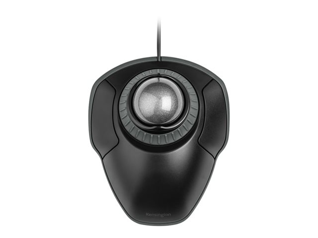 Kensington Orbit K75327WW, ratón con bola de seguimiento, anillo de desplazamiento y reposamuñecas