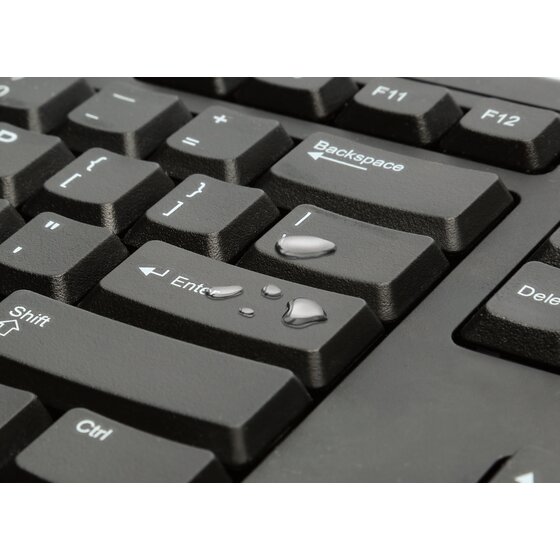 Kensington KB100 EQ detalle de teclado numérico y distribución española