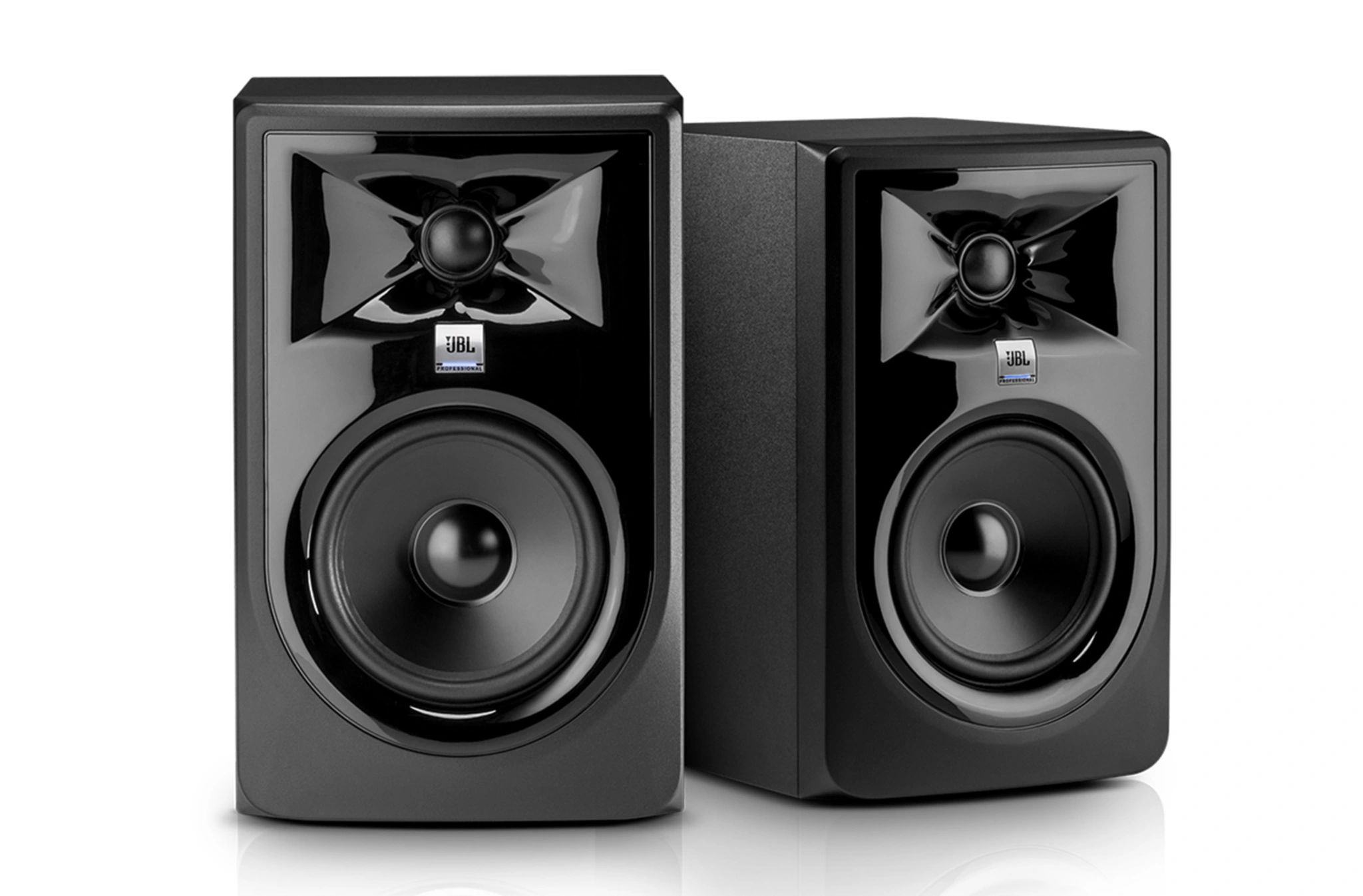 JBL 306P MkII vista lateral y gabinete