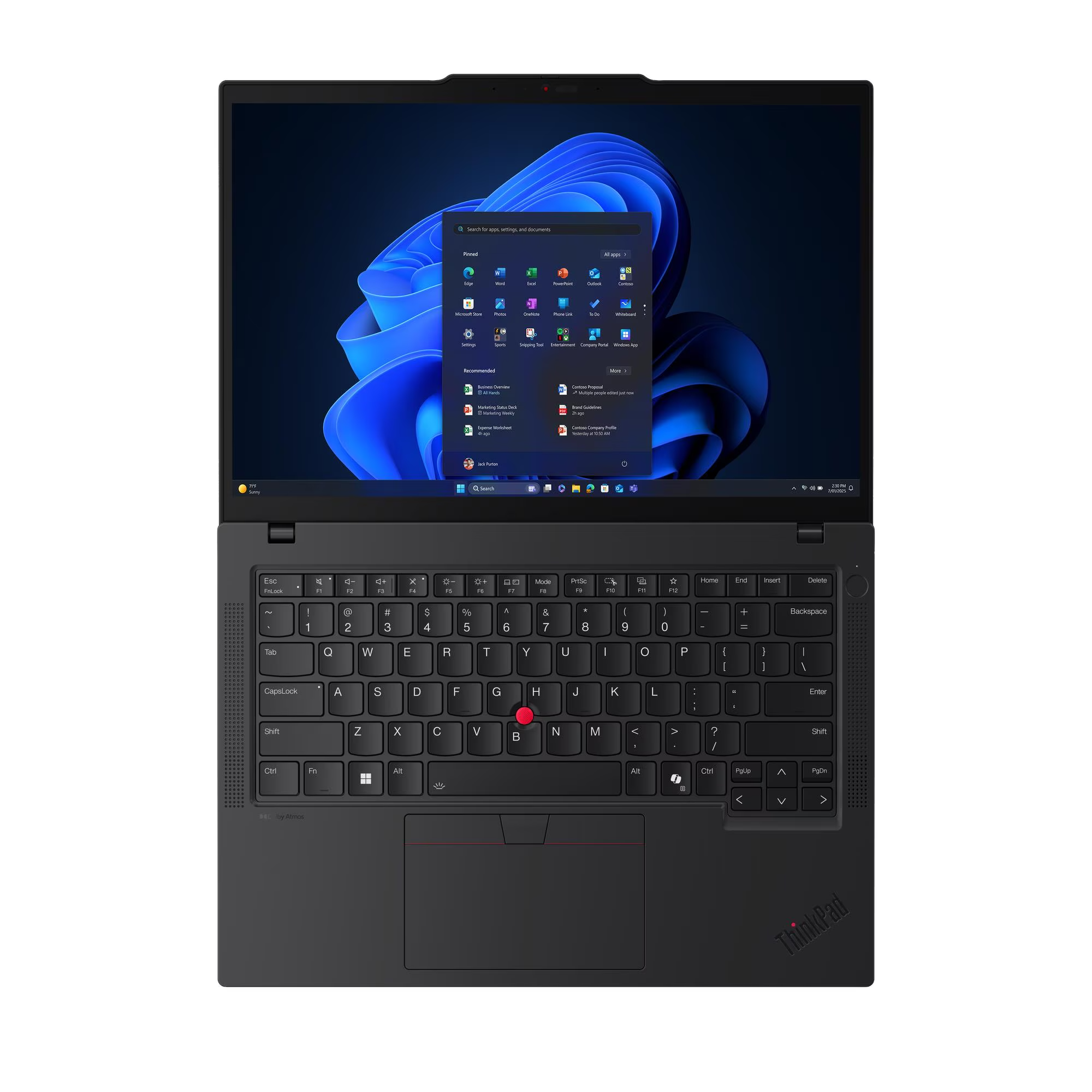 Lenovo ThinkPad T14 Gen 6 Intel diseño y teclado