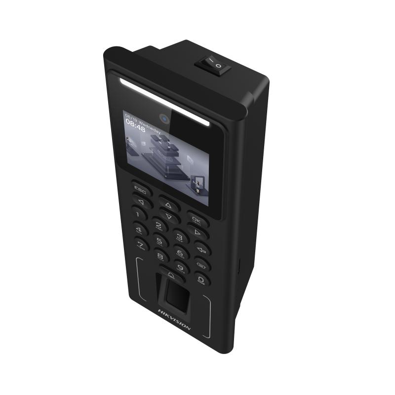 Hikvision DS-K1T321MFWX-B, cámara y pantalla