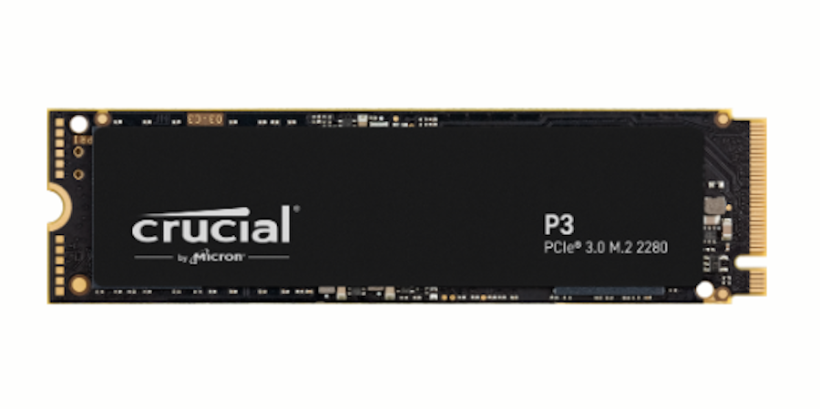Crucial P3 CT500P3SSD8 SSD interno 500GB M.2 2280 NVMe PCIe 3.0