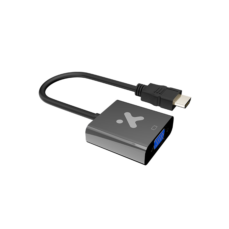 Xtech XTC-384 adaptador HDMI a VGA negro