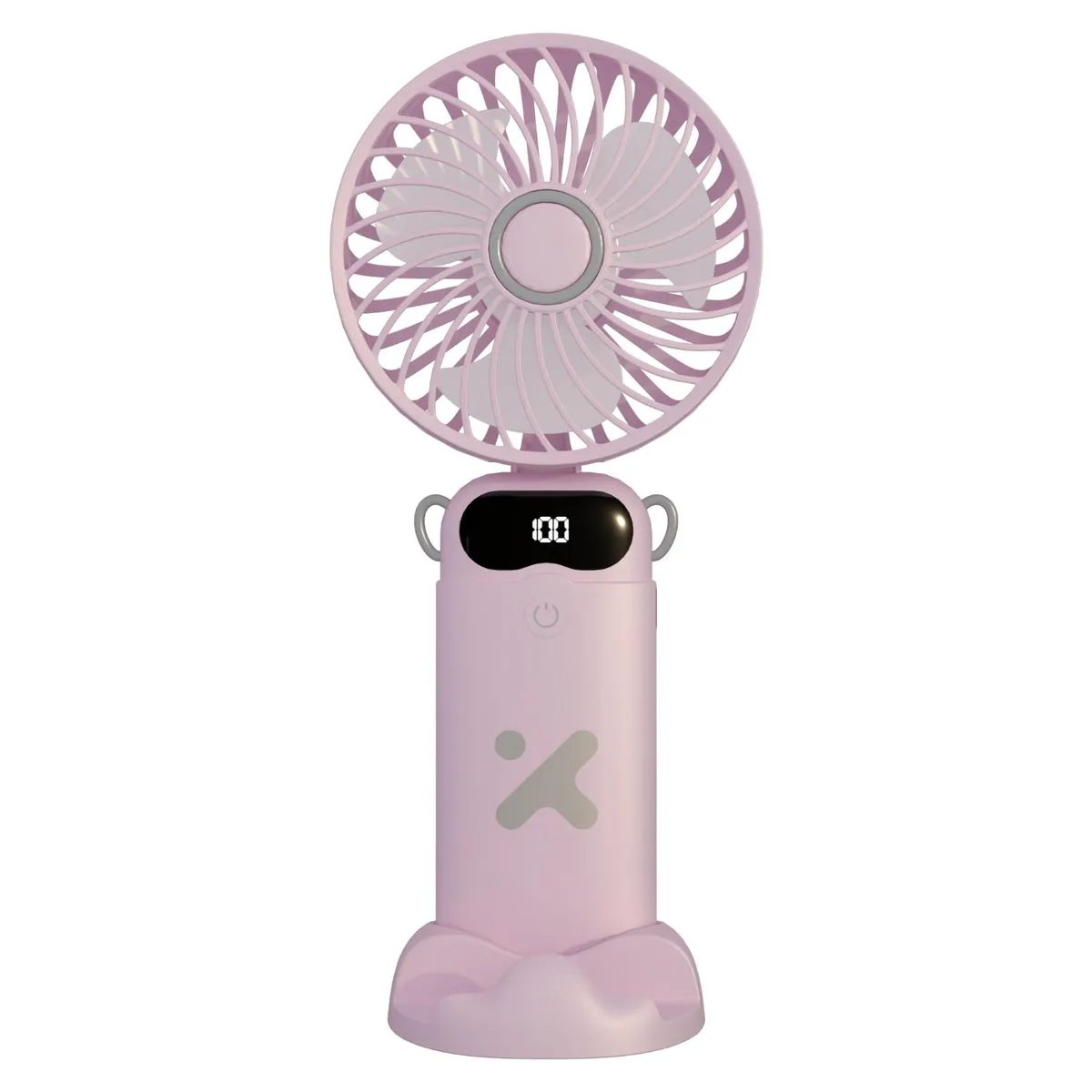 Xtech XTA-900PK Ventilador Portátil Recargable Rosa