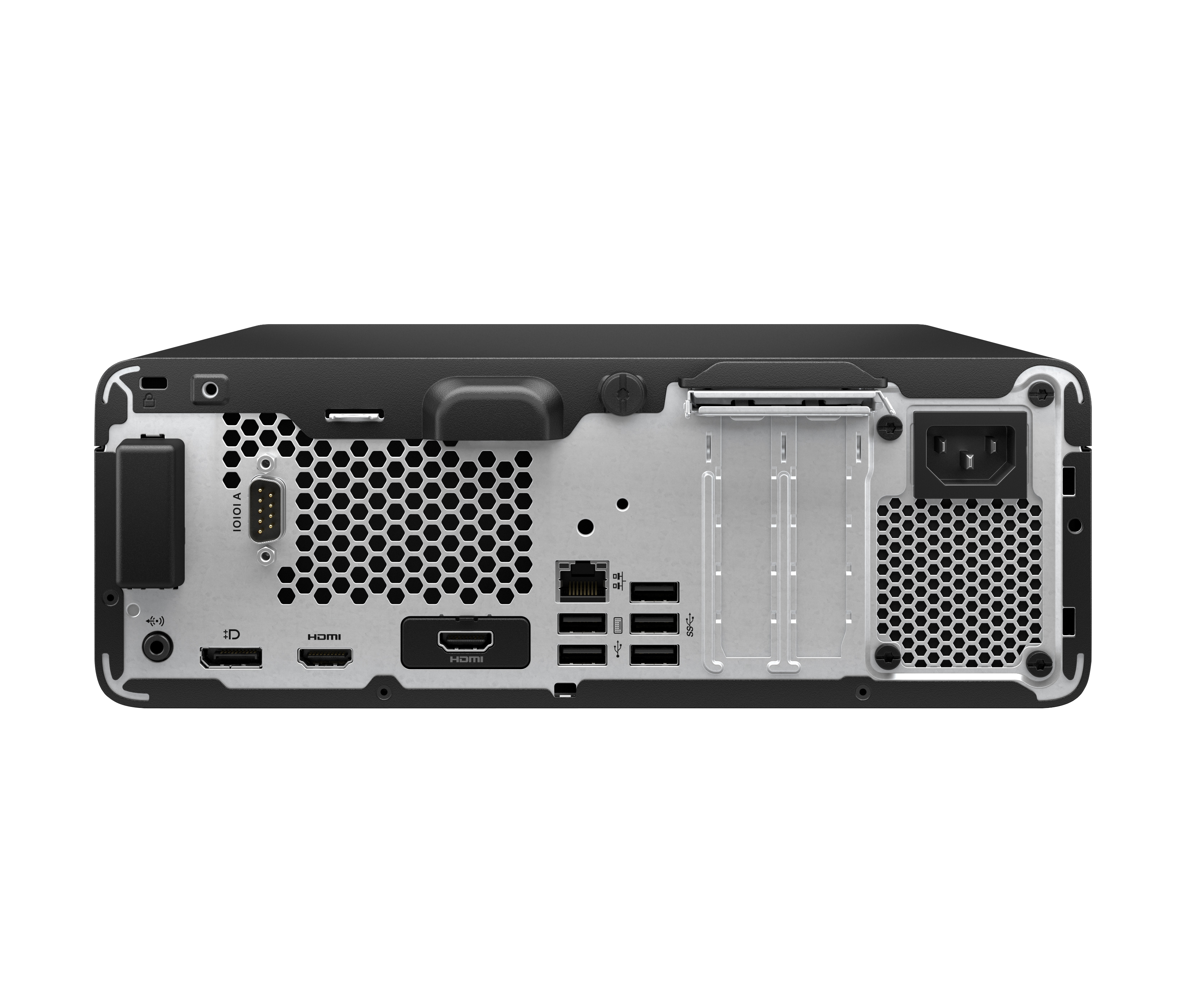 HP Pro 400 G9 SFF vista posterior puertos
