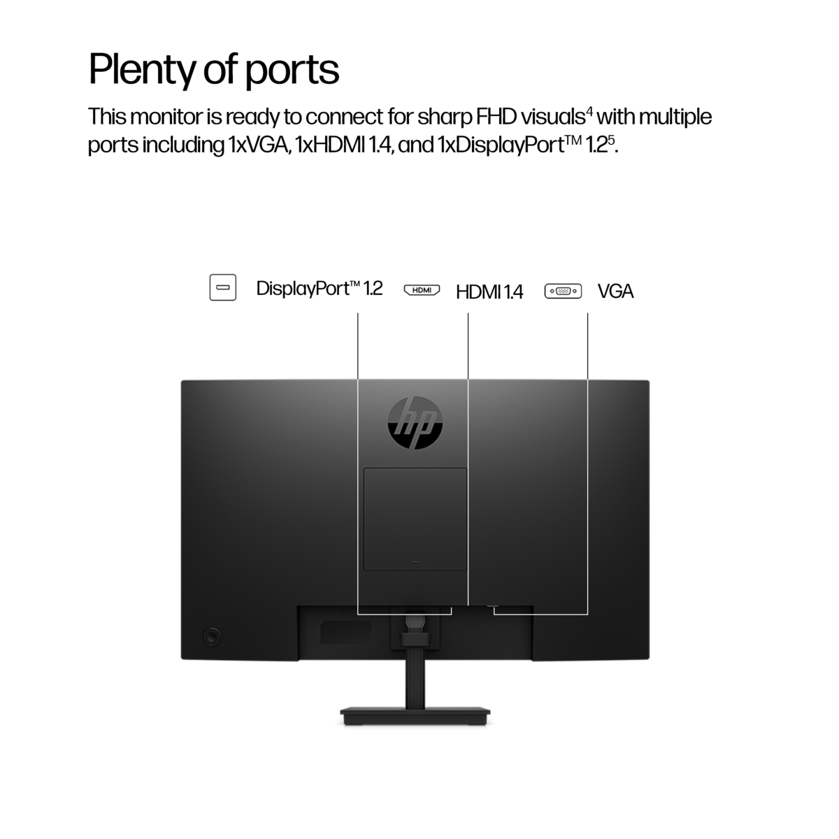 Comodidad visual HP Eye Ease en monitor HP Series 3 Pro 324ph