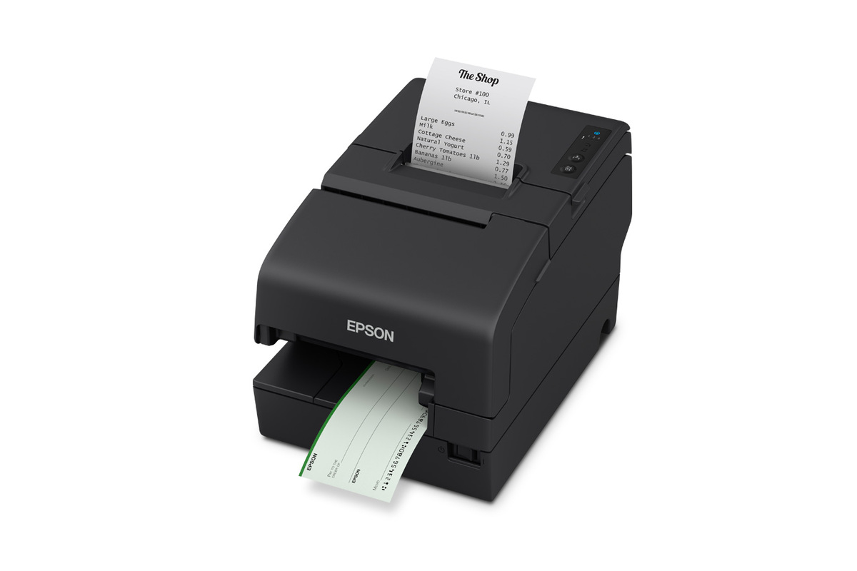 Epson OmniLink TM-H6000VI C31CL25032 impresora híbrida de recibos color negro
