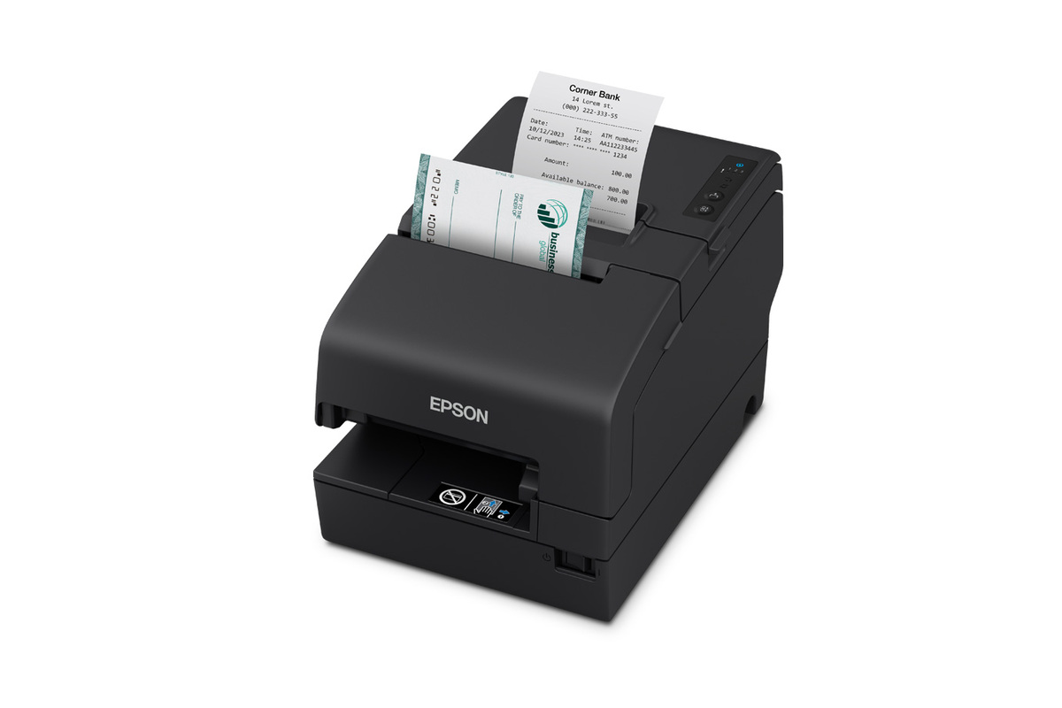 Epson OmniLink TM-H6000VI vista de conectividad e instalación