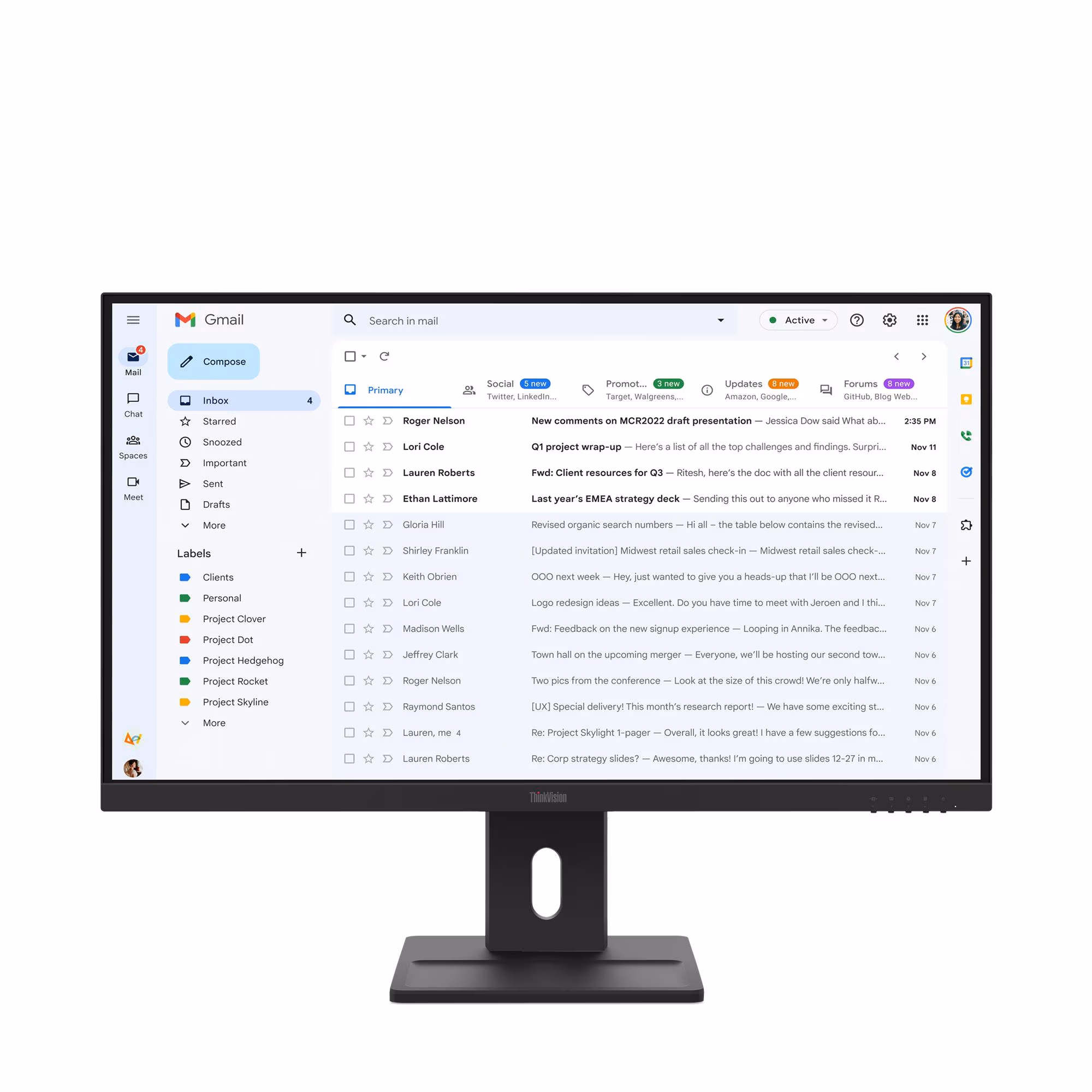 Lenovo ThinkVision E27-40 monitor 27 pulgadas Full HD IPS
