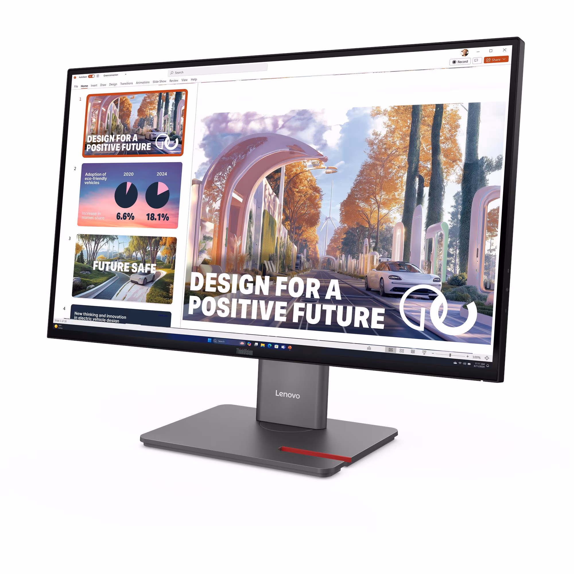 Lenovo ThinkVision P27QD-40 color y productividad