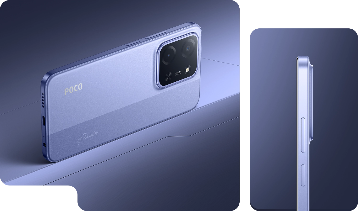 Xiaomi POCO C85 morado smartphone 6GB 128GB