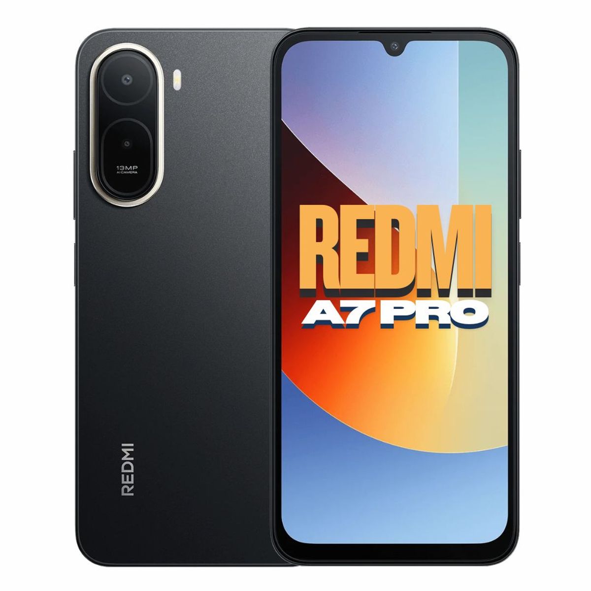 Xiaomi Redmi A7 Pro negro 4GB 128GB fondo blanco