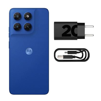 Motorola Moto G47 5G azul diseño posterior
