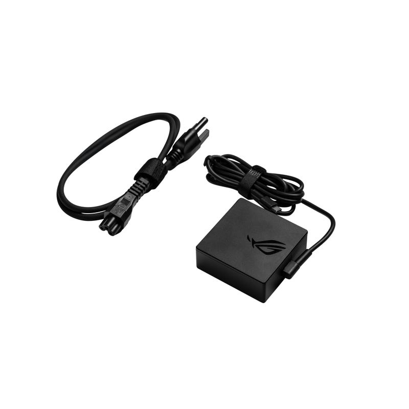 ASUS ROG 100W USB-C Adapter con cable y adaptador