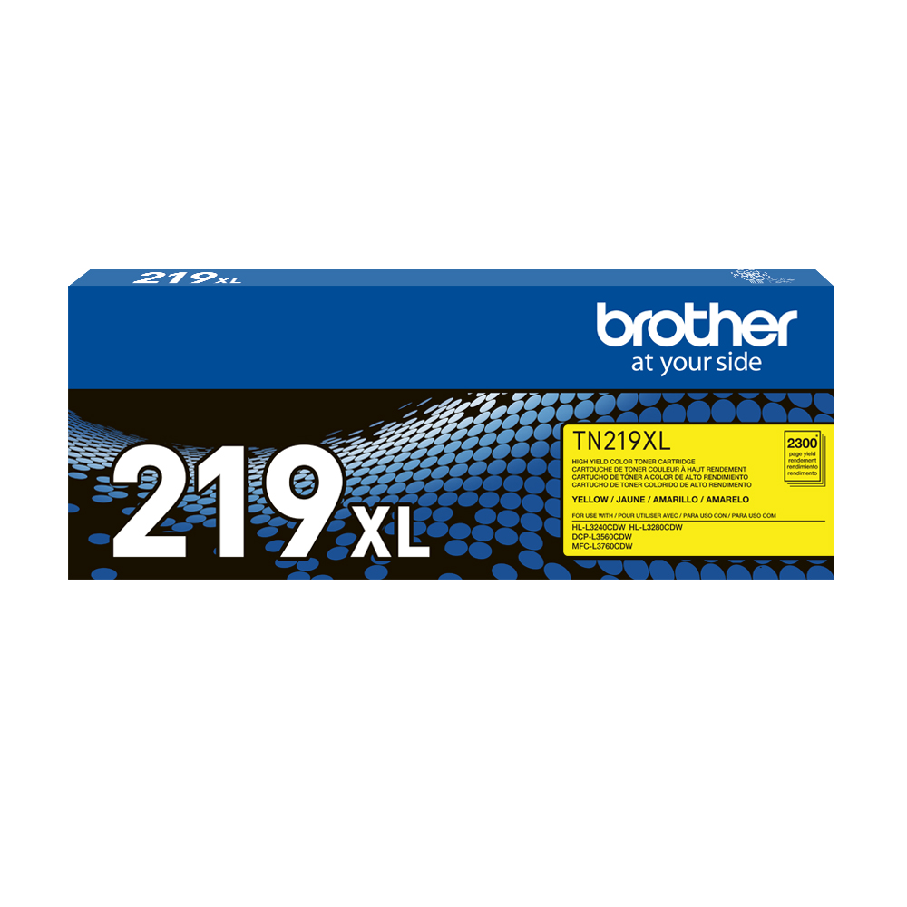 Brother TN219XLY tóner amarillo XL alto rendimiento 2300 páginas