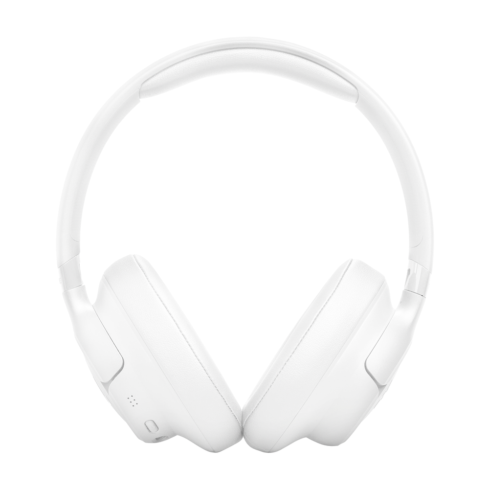 JBL Tune 730BT audífonos blancos vista frontal