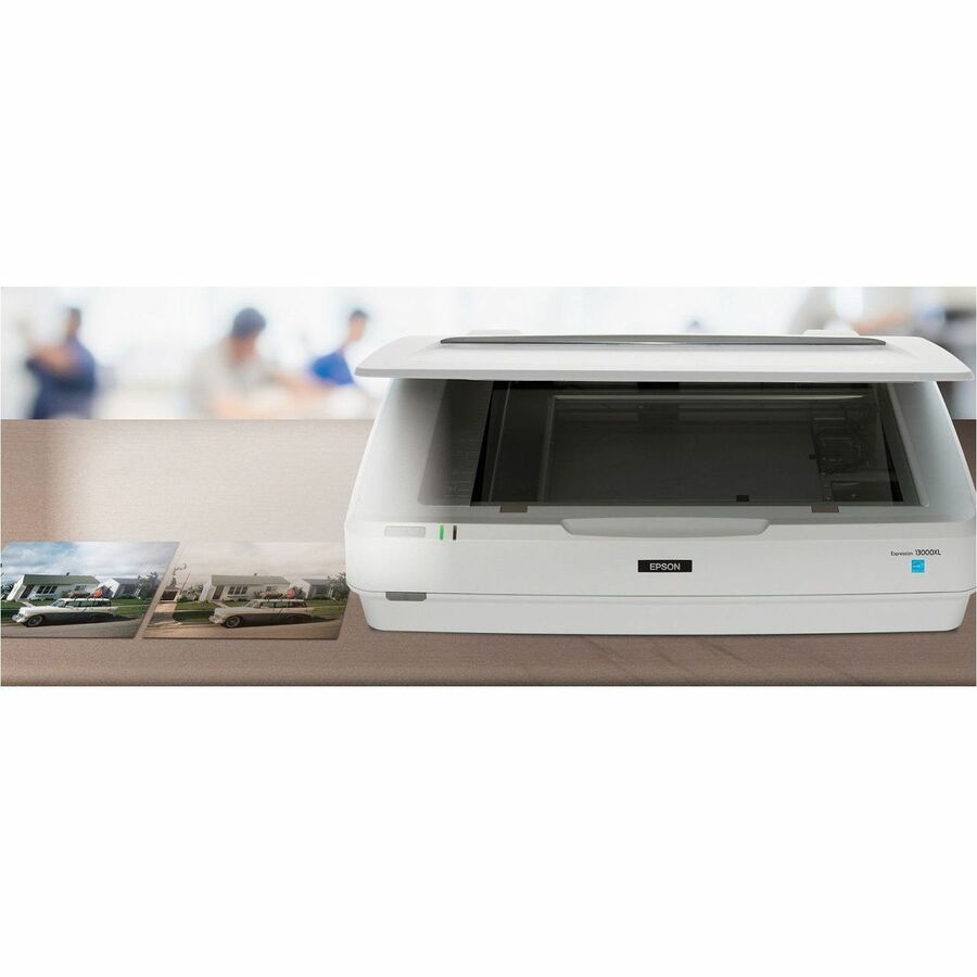 Panel posterior Epson Expression 13000XL con conexion USB y alimentacion