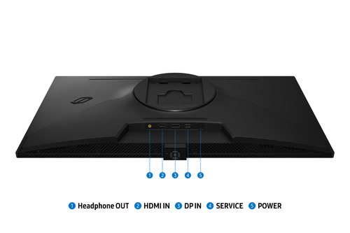 Samsung Odyssey OLED G6 imagen oficial de conectividad y diseno