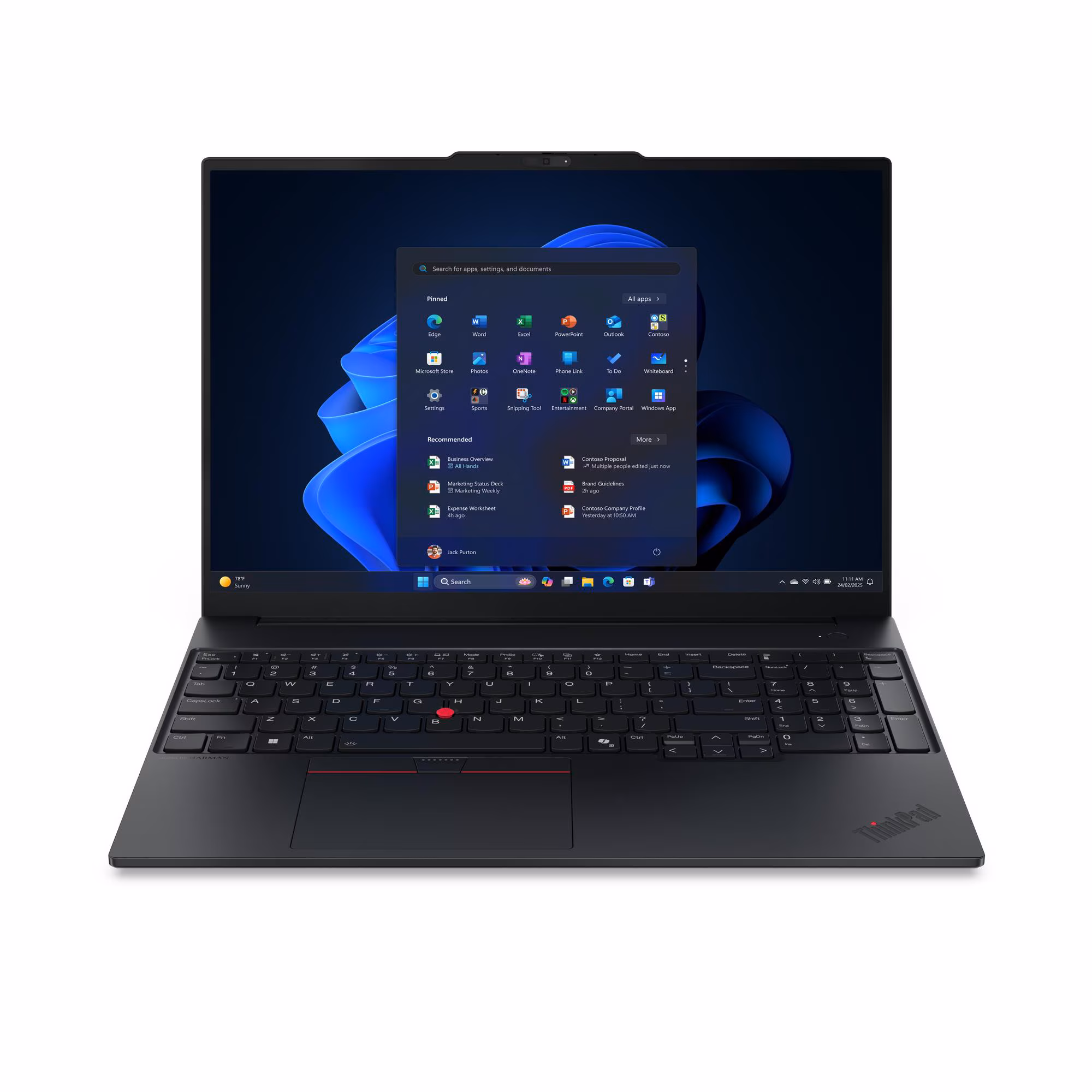 Lenovo ThinkPad E16 Gen 3 21SS001HCL negro