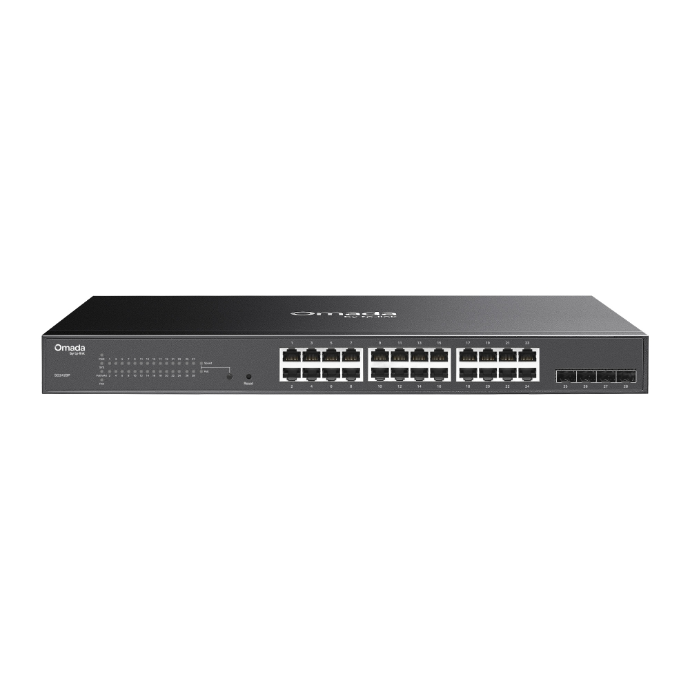 TP-Link Omada SG2428P switch Smart 24 puertos PoE+ y 4 SFP Gigabit