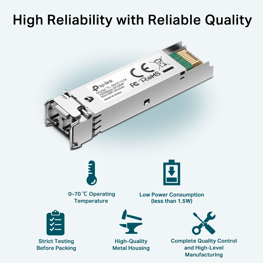TP-Link SM311LM módulo MiniGBIC SFP multimodo 850 nm LC