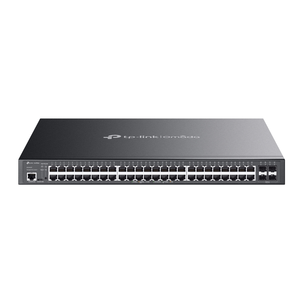 TP-Link Omada SG3452P switch L2+ 48 puertos PoE+ y 4 SFP Gigabit