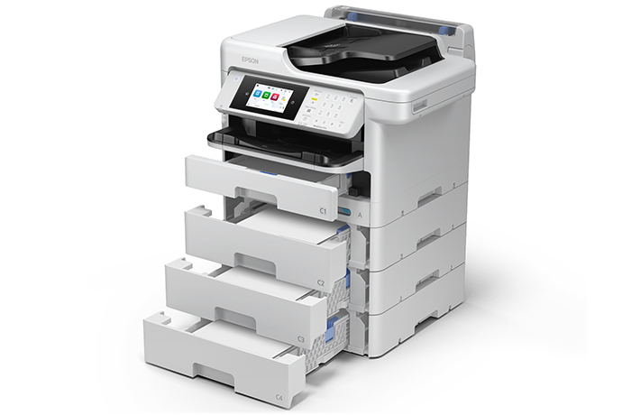 Epson WorkForce Pro WF-C5891 con bandejas de papel