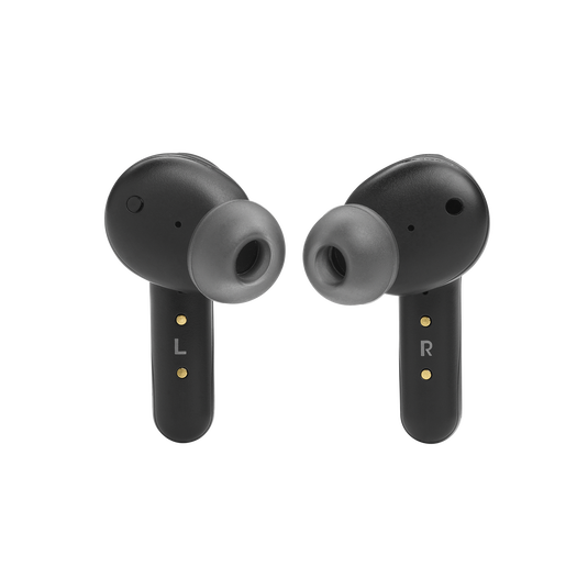 JBL Quantum TWS audífono negro vista detalle