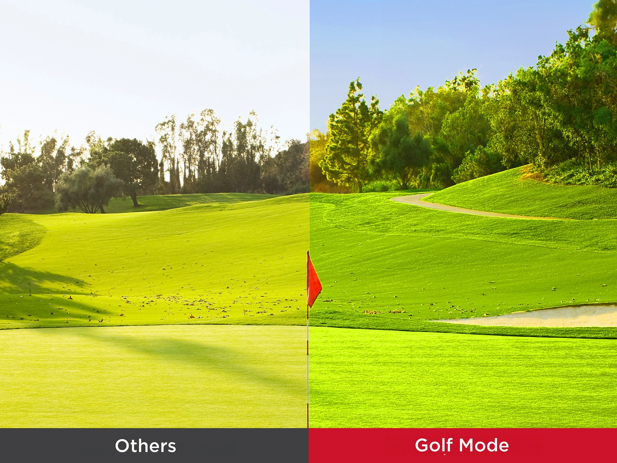 Modo Golf del proyector ViewSonic LSD500HD