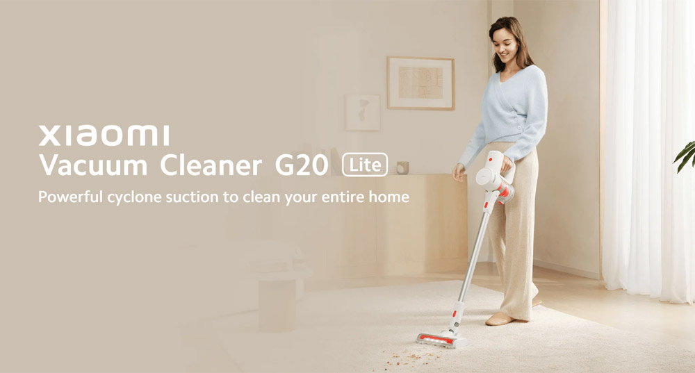 Xiaomi Vacuum Cleaner G20 Lite en un escenario real de uso