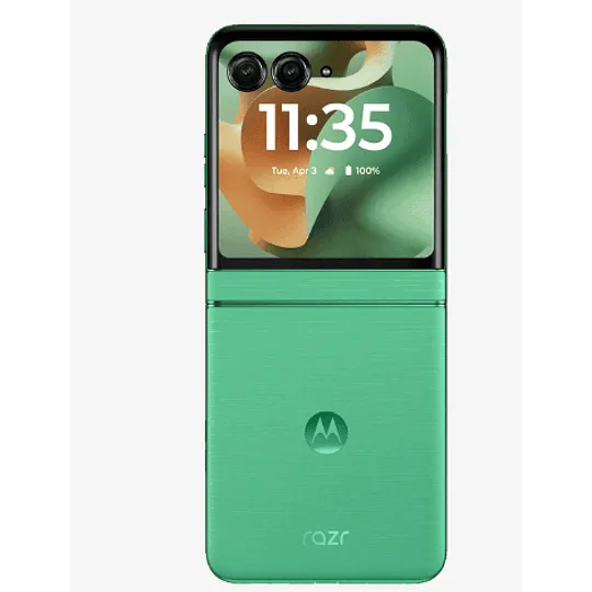 Motorola Razr 60 Ultra plegable 5G color verde