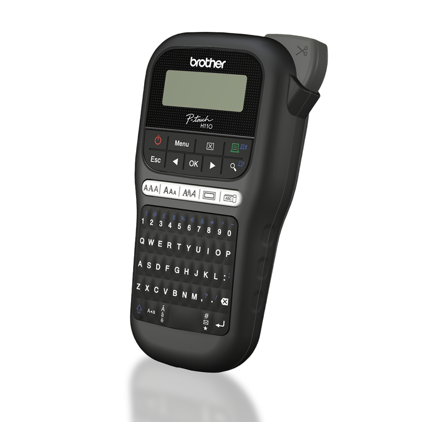 Brother PT-H110BK rotuladora portátil con etiquetas