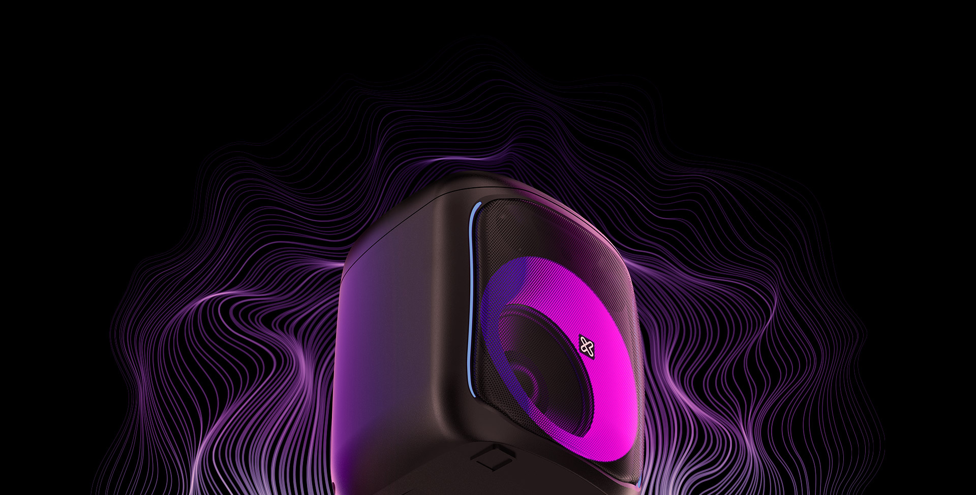 Klip Xtreme KLS-655-2M parlante de 1800W para fiestas