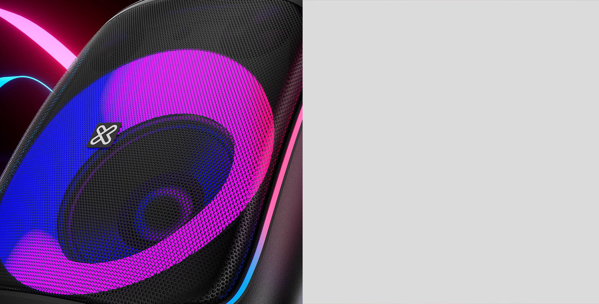 Luces LED multicolores del Klip Xtreme BoomBlaster Pro