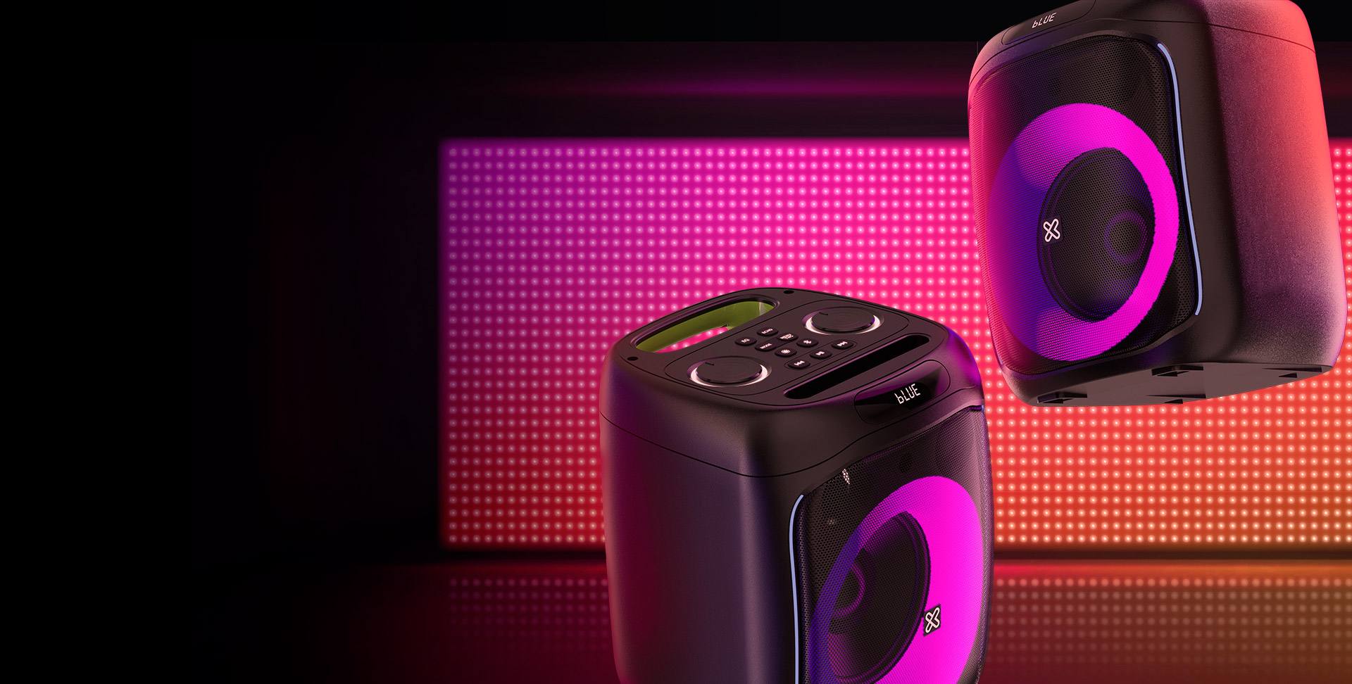Función TWS para conectar dos parlantes Klip Xtreme BoomBlaster