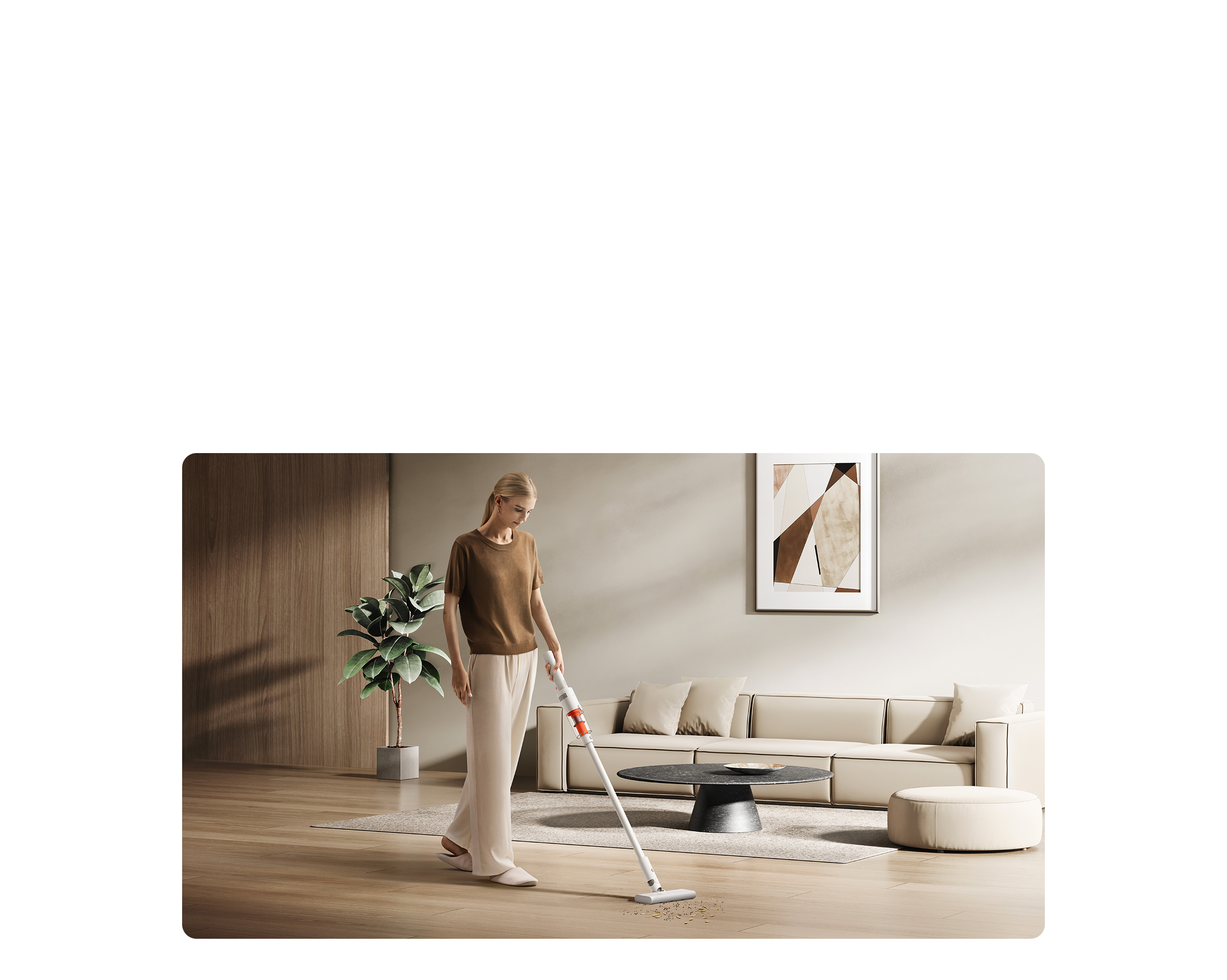Xiaomi Vacuum Cleaner P30 GL utilizada para limpiar rincones y superficies